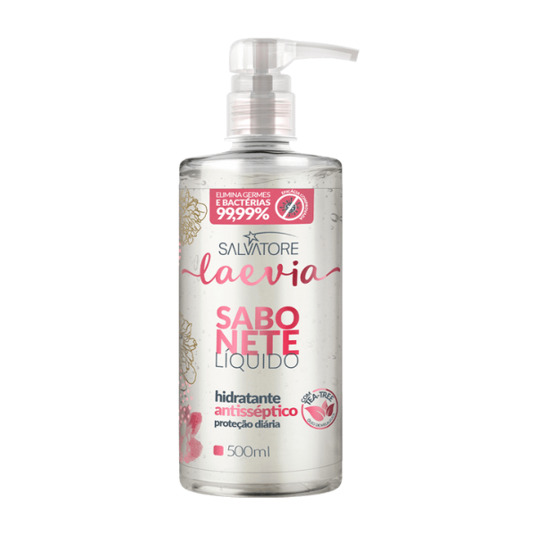 Sabonete Liquido Antisseptico com Tea-Tree Laevia 500ml - Laevia