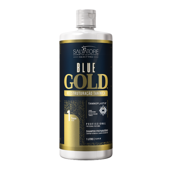 Shampoo Blue Gold 1.000ml - Hair Pro