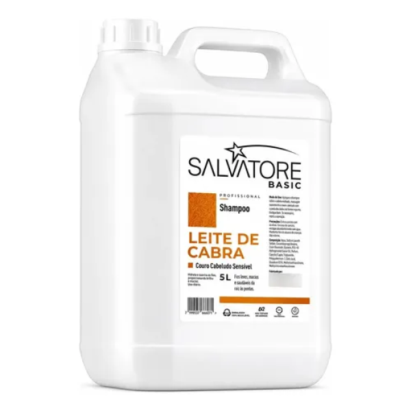 Shampoo Leite De Cabra Salvatore Basics 5 Litros