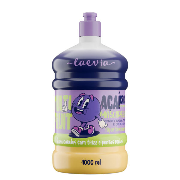 Fruit Acai Cremoso Mascara 3em1 1L - Laevia